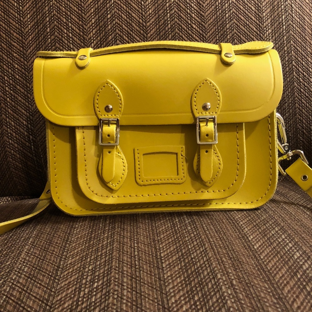 Yellow Mini Cambridge Satchel